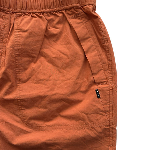 AYR The Dirtbag Elastic Waist Drawstring Shorts Rind Burnt Orange-Size M - Picture 5 of 8